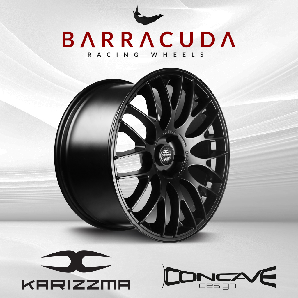 Barracuda Karizzma 20 Zoll Felgensatz für Mustang 5, 6 & 7 – Mattblack Puresports