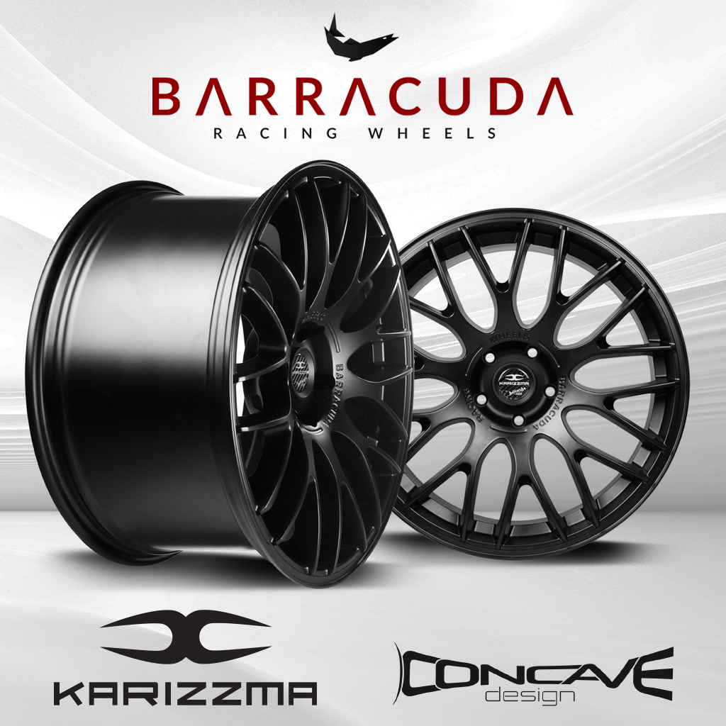 Barracuda Karizzma 20 Zoll Felgensatz für Mustang 5, 6 & 7 – Mattblack Puresports