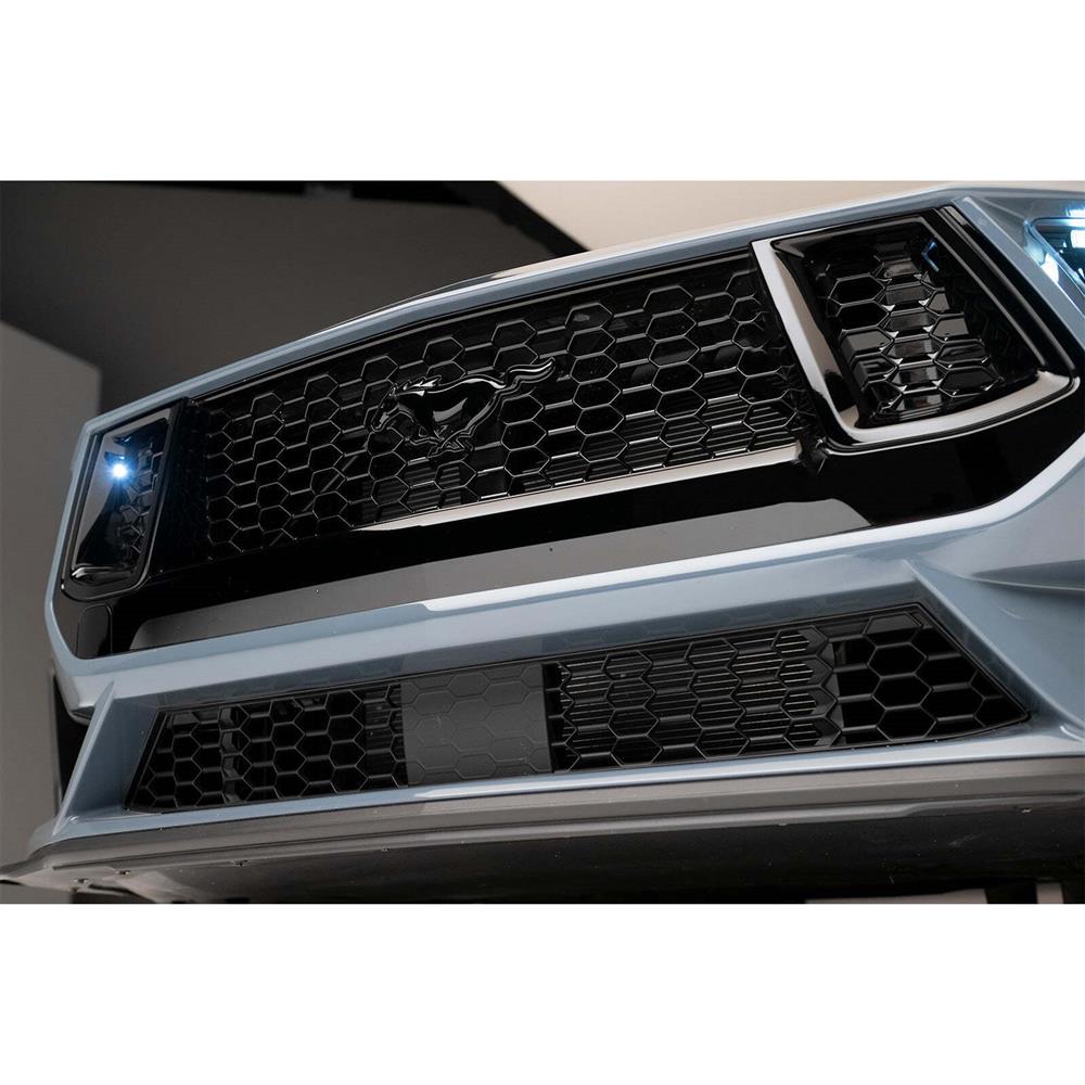 Original Ford Pony Emblem Schwarz für Mustang 7 Frontgrill