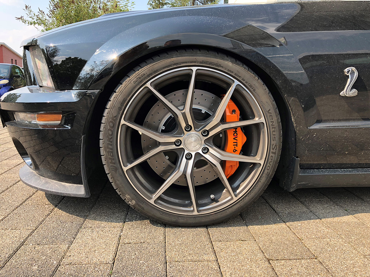 MOV’IT 6-Kolben Bremsanlage 396x36 mm Vorderachse für Mustang 2005–2014
