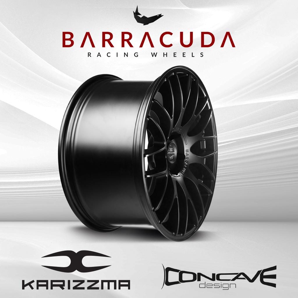Barracuda Karizzma 20 Zoll Felgensatz für Mustang 5, 6 & 7 – Mattblack Puresports
