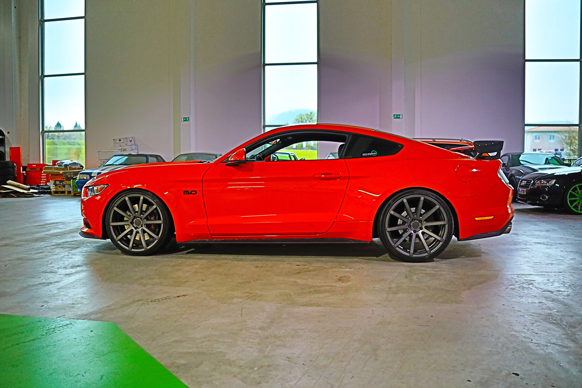 Schropp SF-550 Tieferlegungsfedern für Mustang 6 + Mustang 7 ohne MagneRide