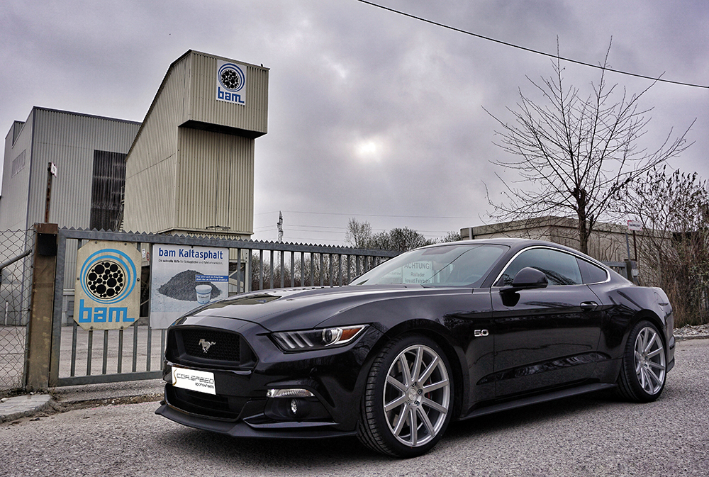 Corspeed DeVille 21 Zoll Felgensatz für Mustang 5, 6 & 7 - Gunmetal