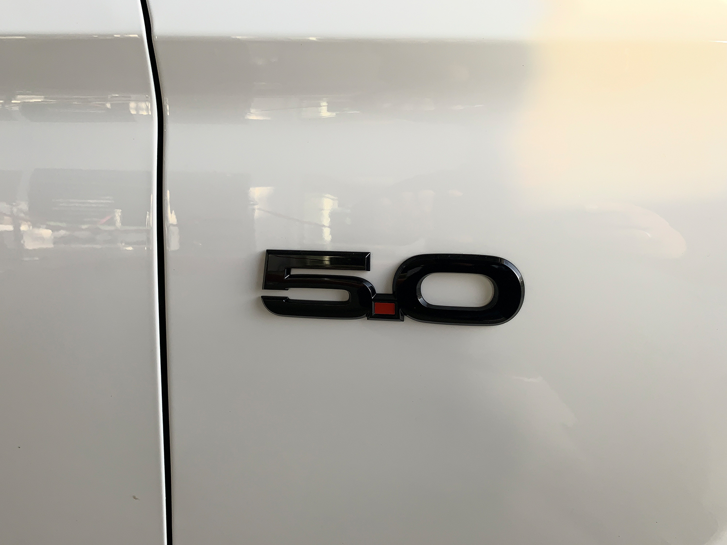 Original Ford Performance 5.0 Kotflügelembleme Schwarz für Mustang 6 GT – Paar