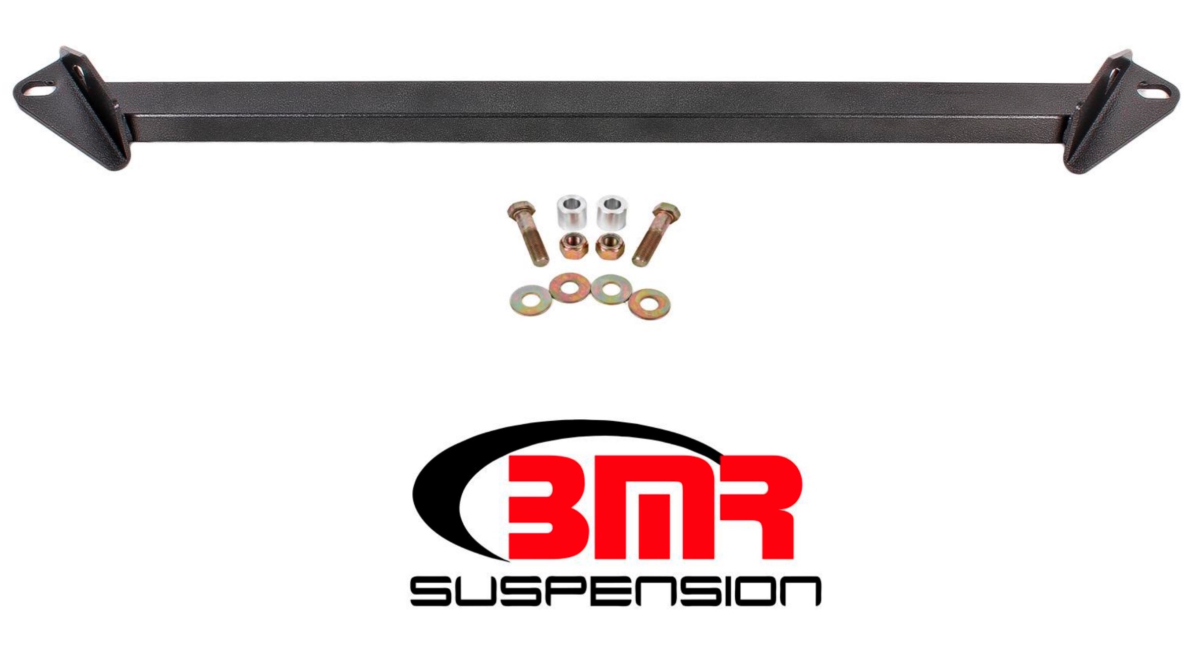 BMR 2-Punkt Chassisstrebe CB007 für Mustang 2015–2023 – Black Hammertone