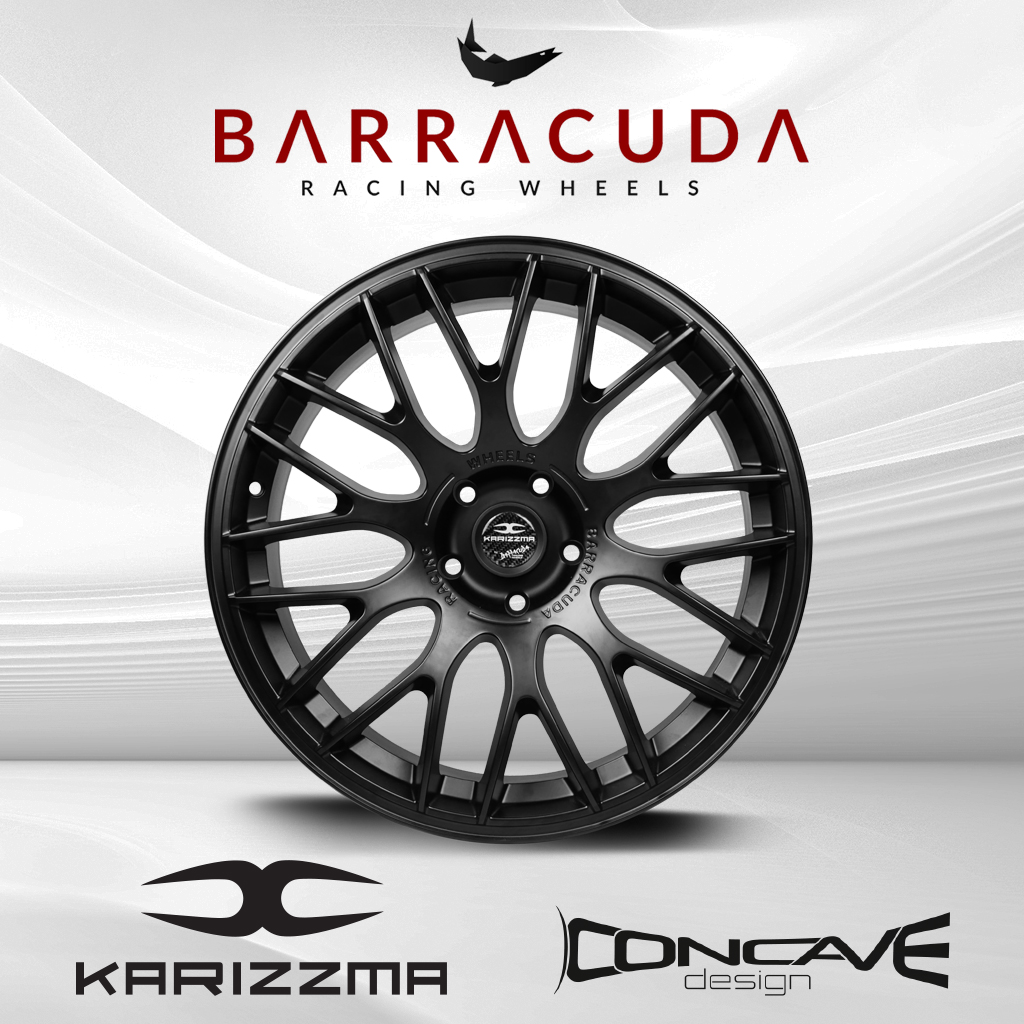 Barracuda Karizzma 20 Zoll Felgensatz für Mustang 5, 6 & 7 – Mattblack Puresports