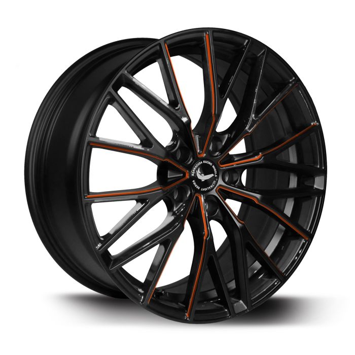 Barracuda Ultralight Project 3.0 20 Zoll Felgensatz für Mustang – Flashfarben