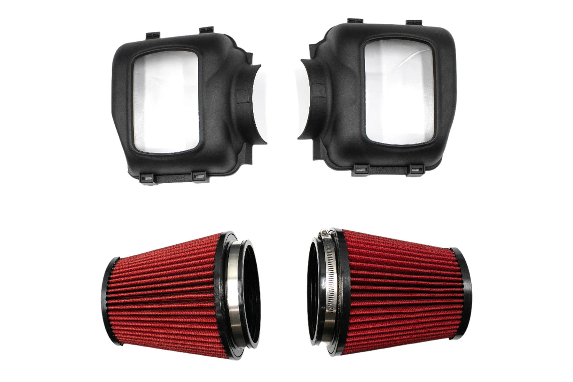 Roush Luftfilter-Kit mit Sichtdeckeln für Mustang 7 GT & Dark Horse – mit TTG