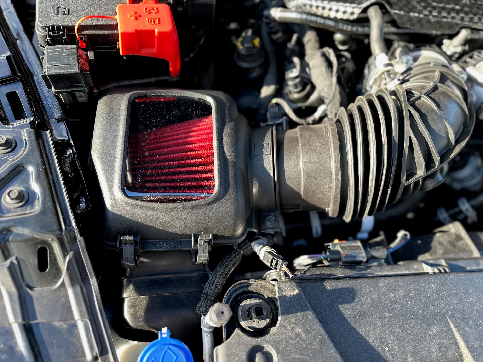 Roush Luftfilter-Kit mit Sichtdeckeln für Mustang 7 GT & Dark Horse – mit TTG