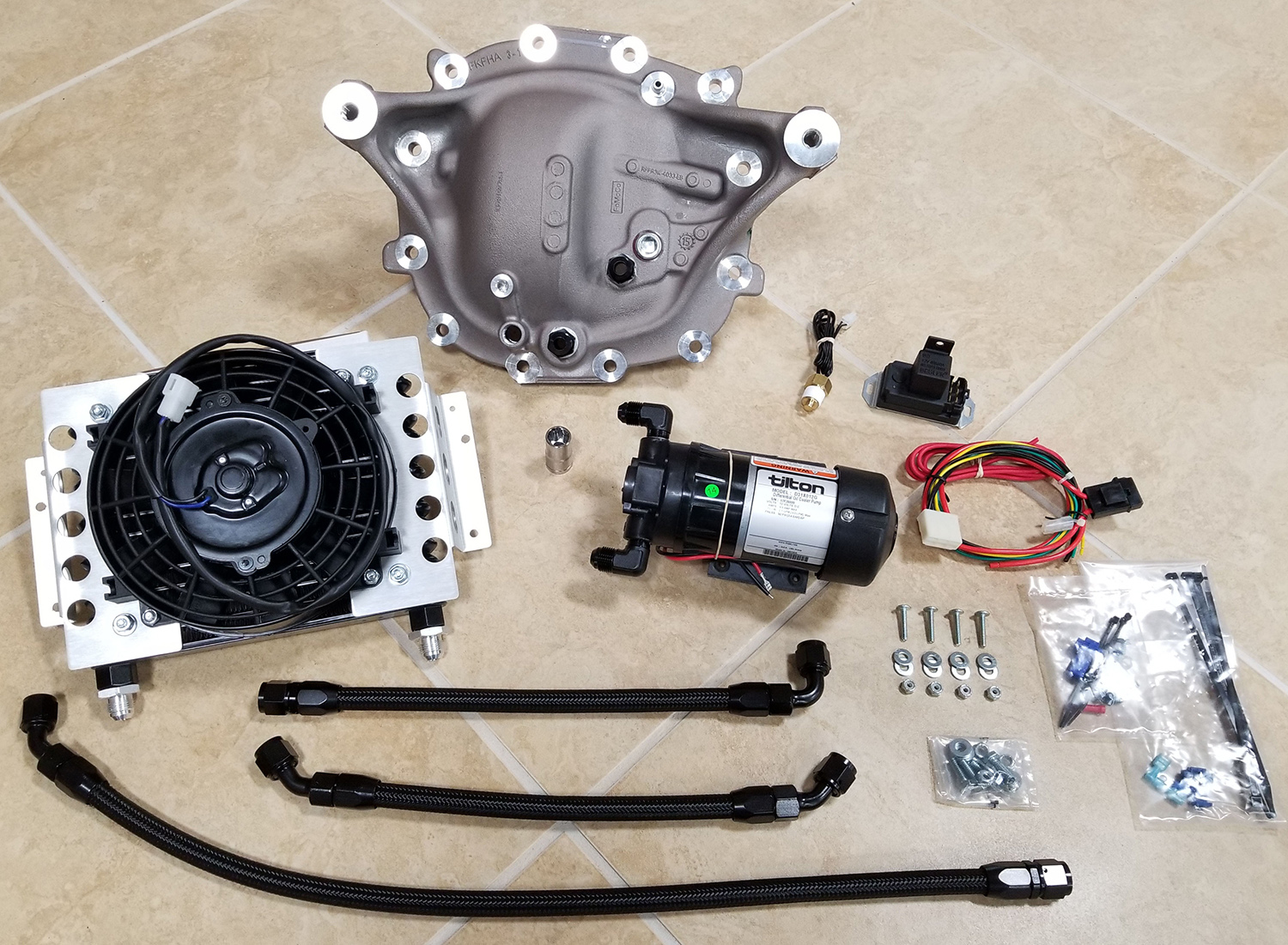 FTBR Differential Kühler Kit für Mustang GT 2015–2026
