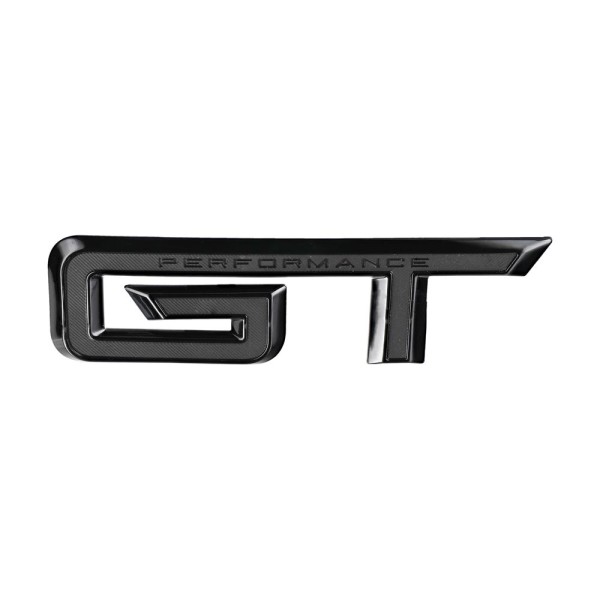 Heckblende GT Emblem Schwarz