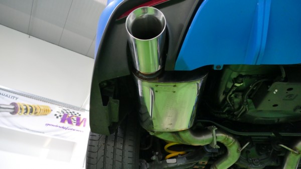 76mm Duplex-Endschalldämpfer für Mustang 2015-2017 GT 5.0 V8