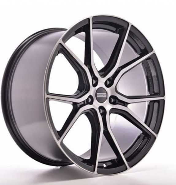Felgensatz - Fondmetal STC45 - 9x20/10.5x20 - Schwarz poliert