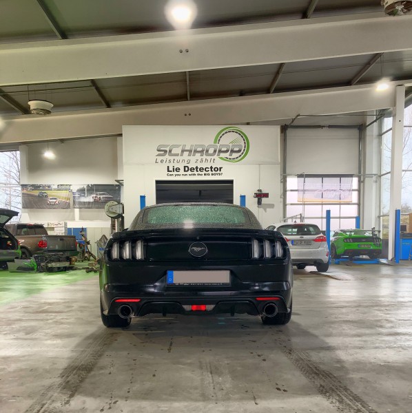70mm Duplex-Anlage mit Klappensteuerung Mustang Ecoboost 2.3
