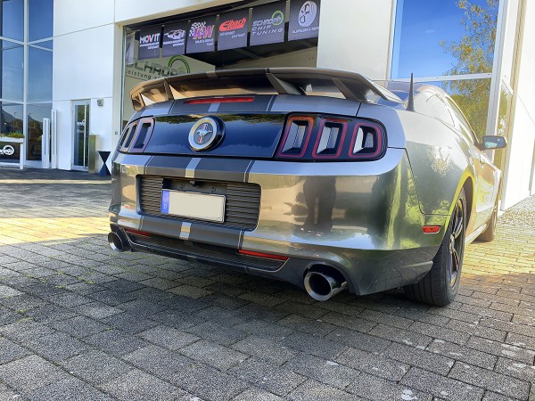 76mm Duplex Abgasanlage für Mustang V6 3.7 2011-2014 inkl. Einbau bei uns