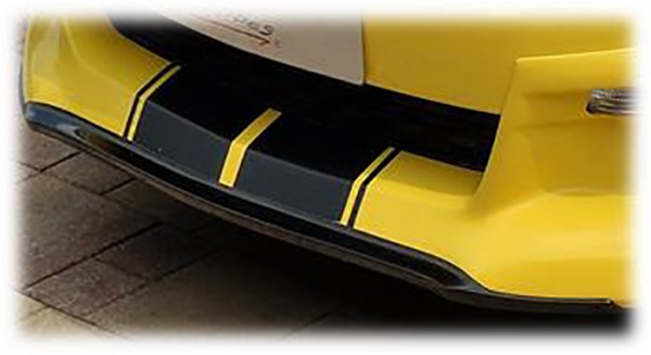 Abbes Design Frontsplitter für Abbes Design Frontspoiler für Mustang 6